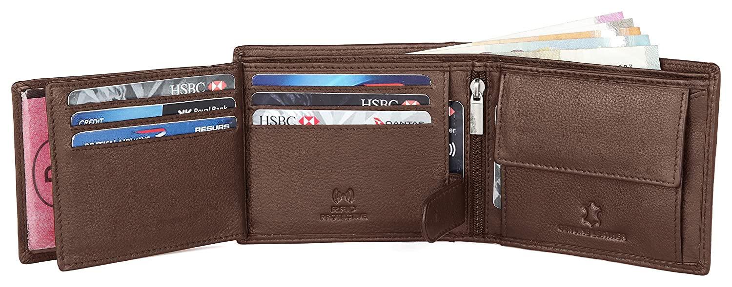 CHARLES RFID Protected Leather Wallet for Men - WILDHORN