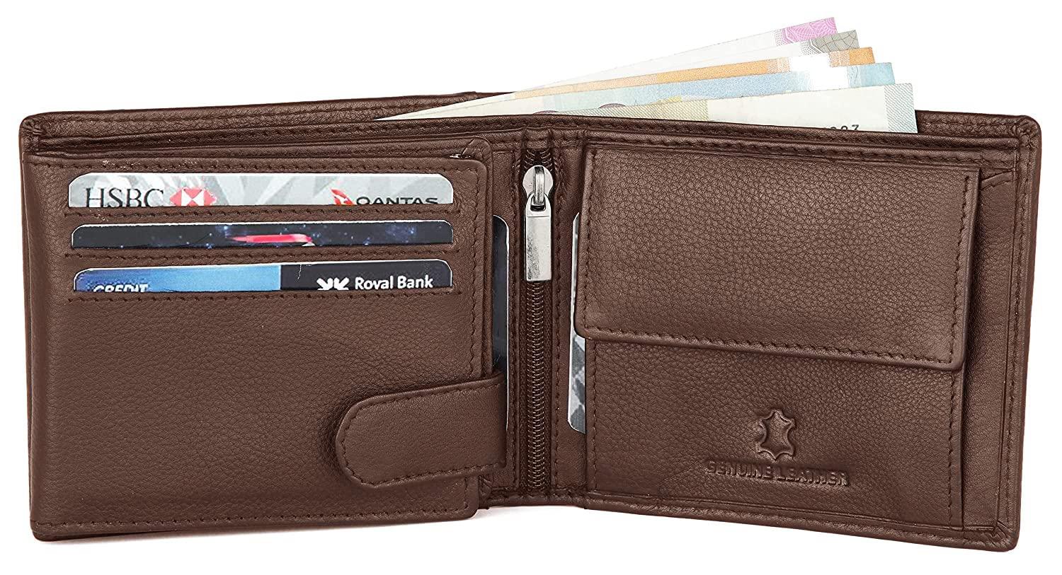 CHARLES RFID Protected Leather Wallet for Men - WILDHORN