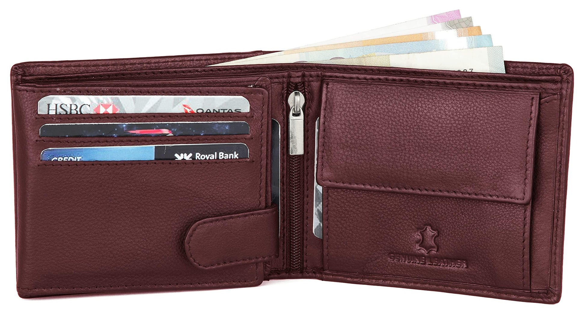 CHARLES RFID Protected Leather Wallet for Men - WILDHORN
