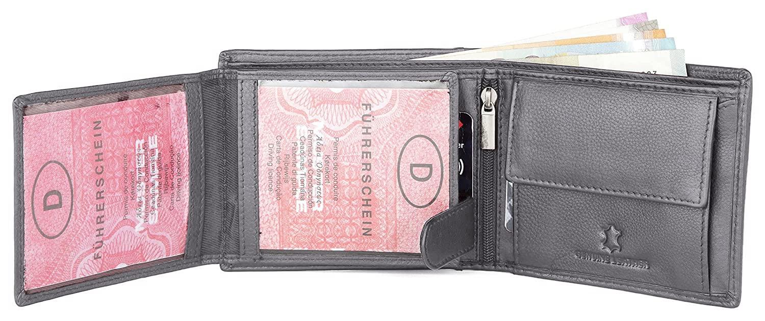 CHARLES RFID Protected Leather Wallet for Men - WILDHORN