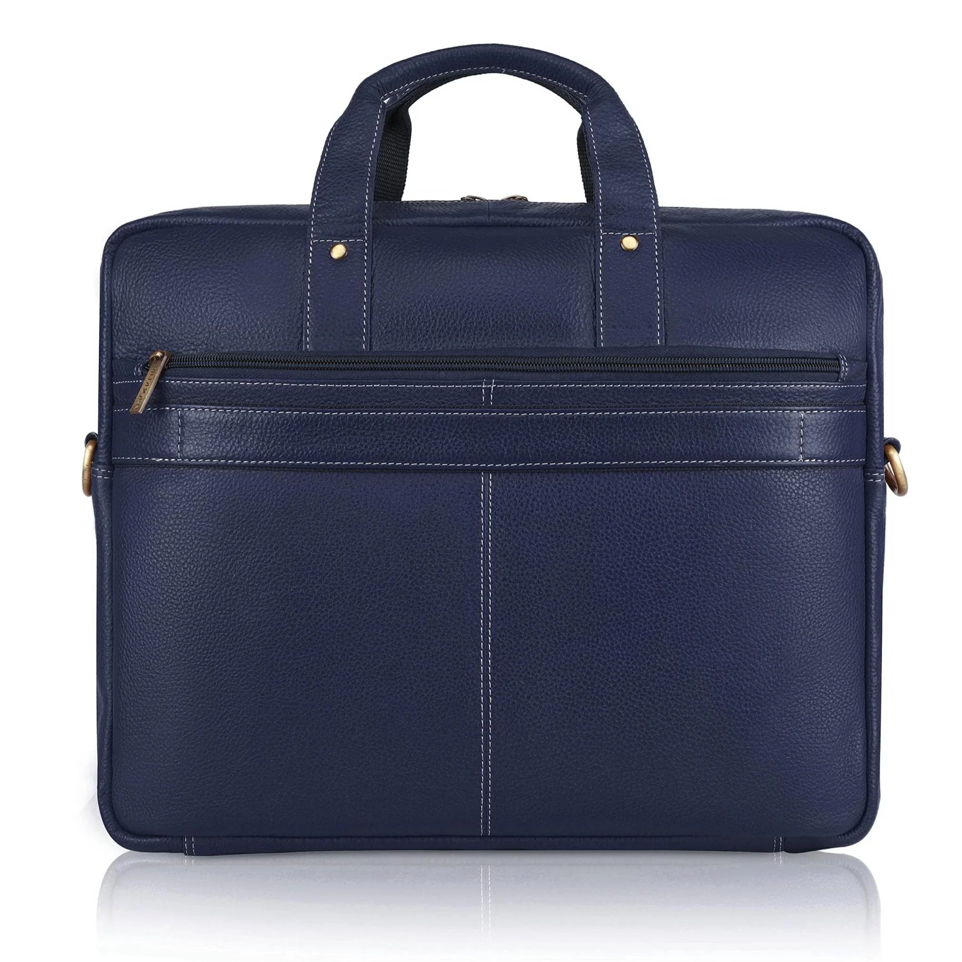 CHESTER Leather Laptop Messenger Bag for Men - WILDHORN