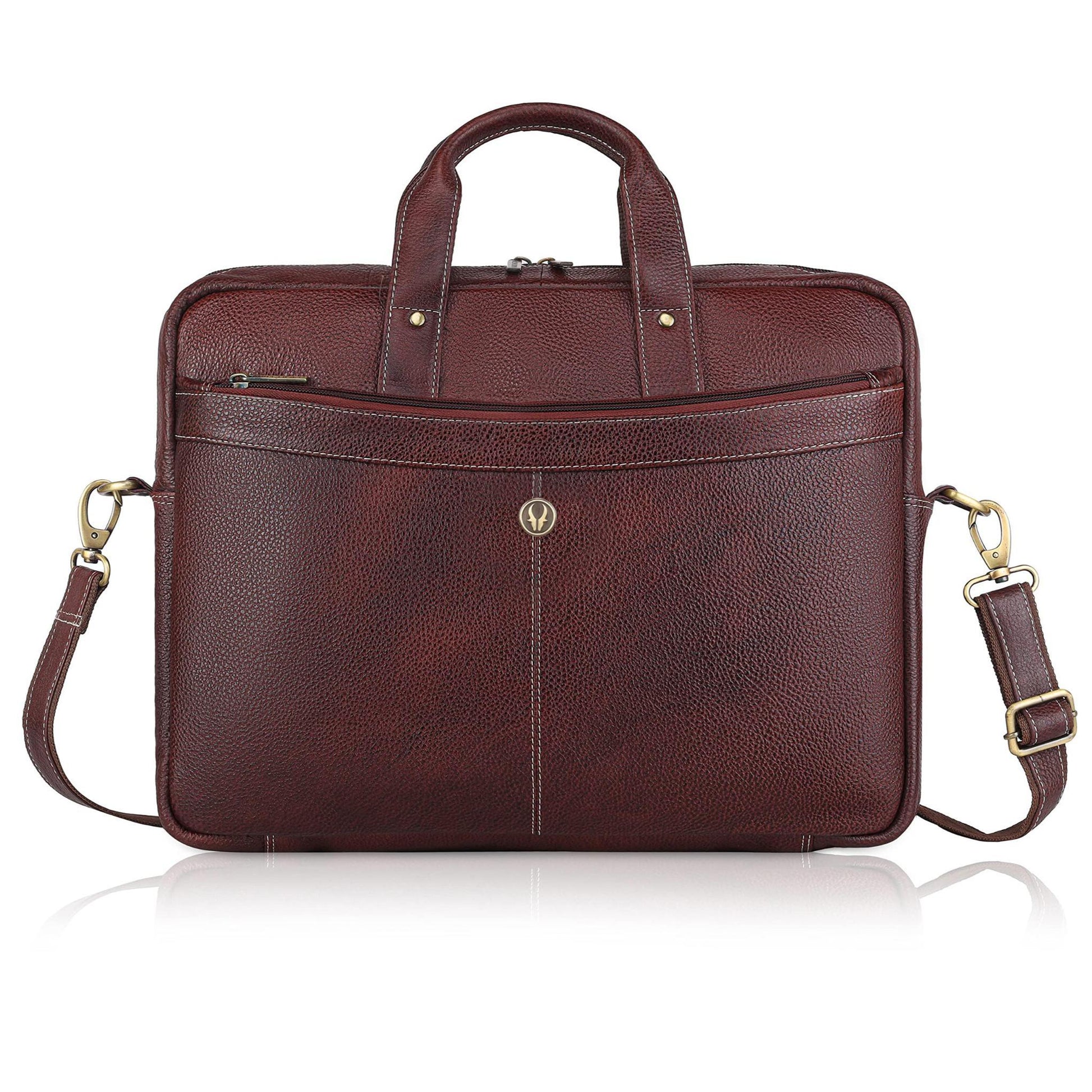 CHESTER Leather Laptop Messenger Bag for Men - WILDHORN