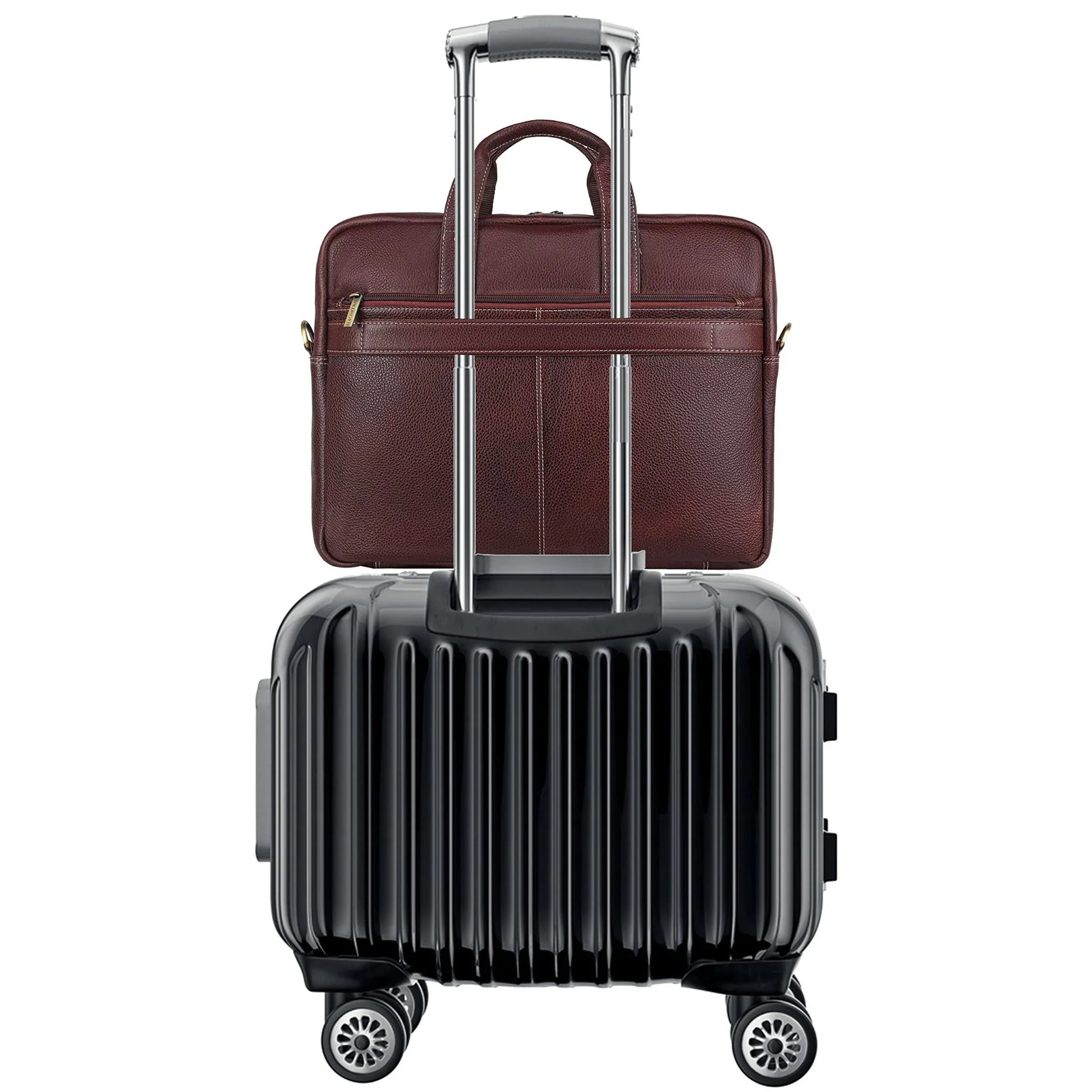 CHESTER Leather Laptop Messenger Bag for Men - WILDHORN