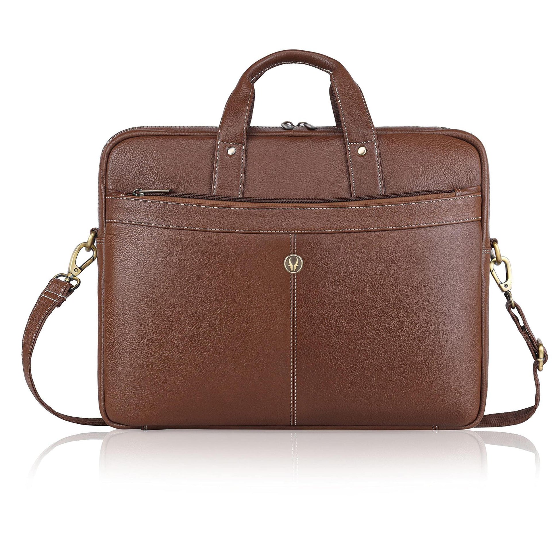CHESTER Leather Laptop Messenger Bag for Men - WILDHORN