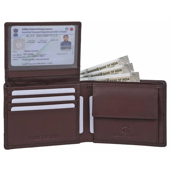 CHESTER RFID Protected Leather Wallet for Men - WILDHORN