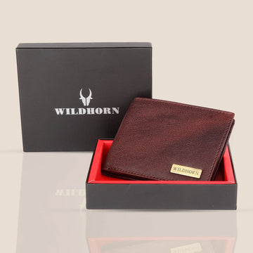 CHURCHIL RFID Protected Leather Wallet for Men - WILDHORN