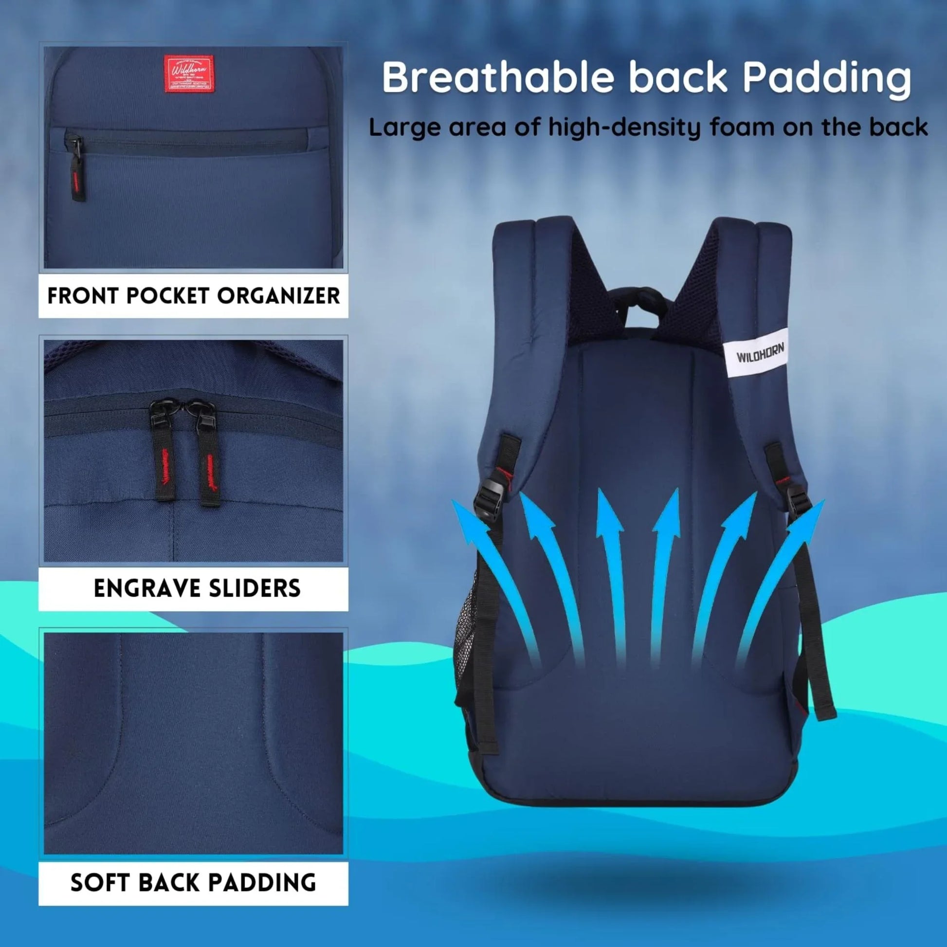 CONSTANTA Laptop Backpack for Men & Women - WILDHORN
