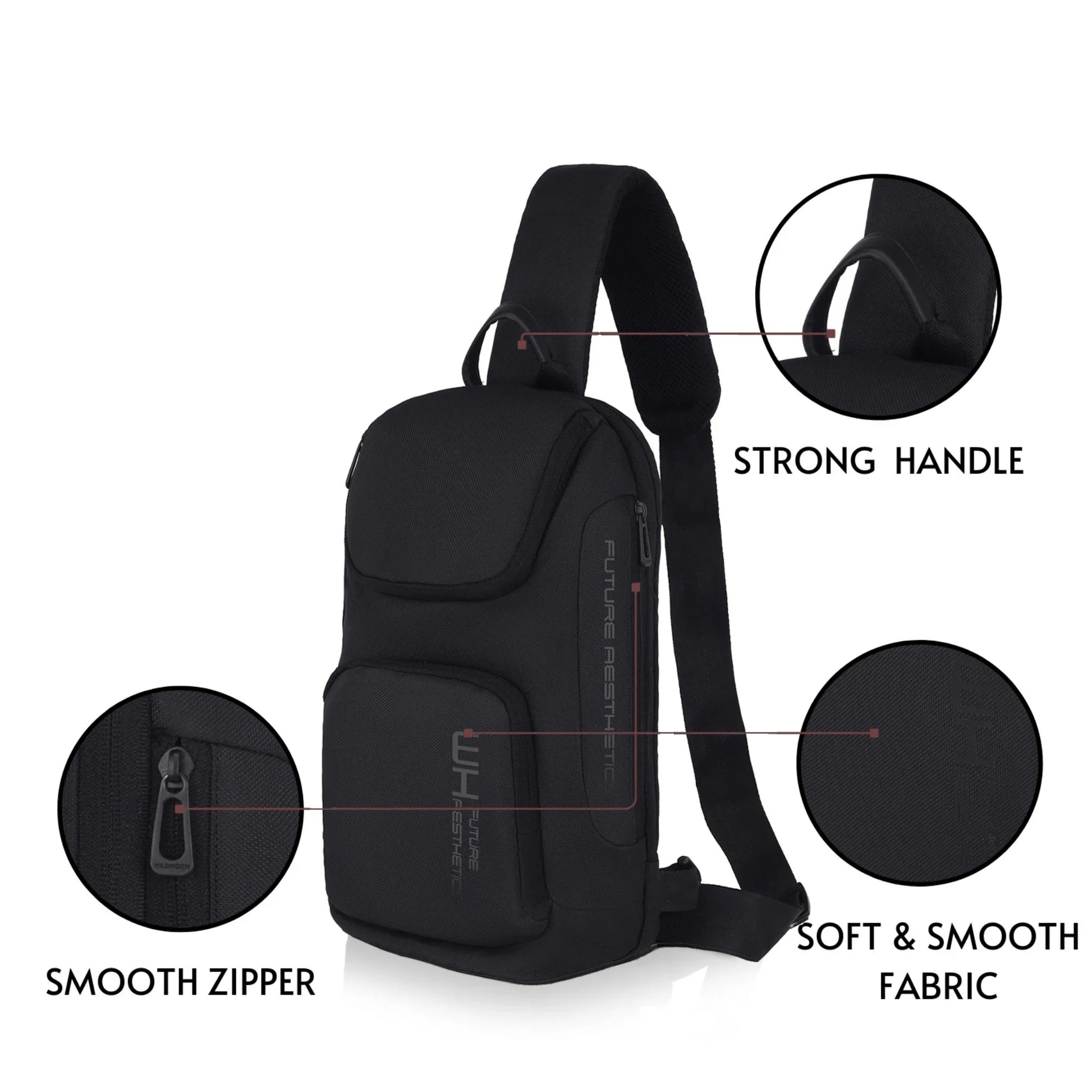 Crossbody Shoulder Chest Bag for Men & Women - WILDHORN