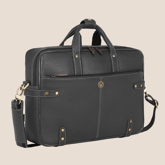 CYRUS Leather Laptop Messenger Bag for Men - WILDHORN