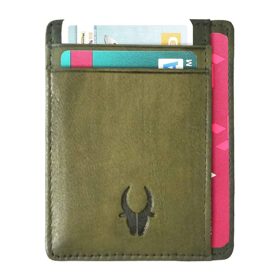 DALLAS RFID Protected Leather Card Holder for Men - WILDHORN