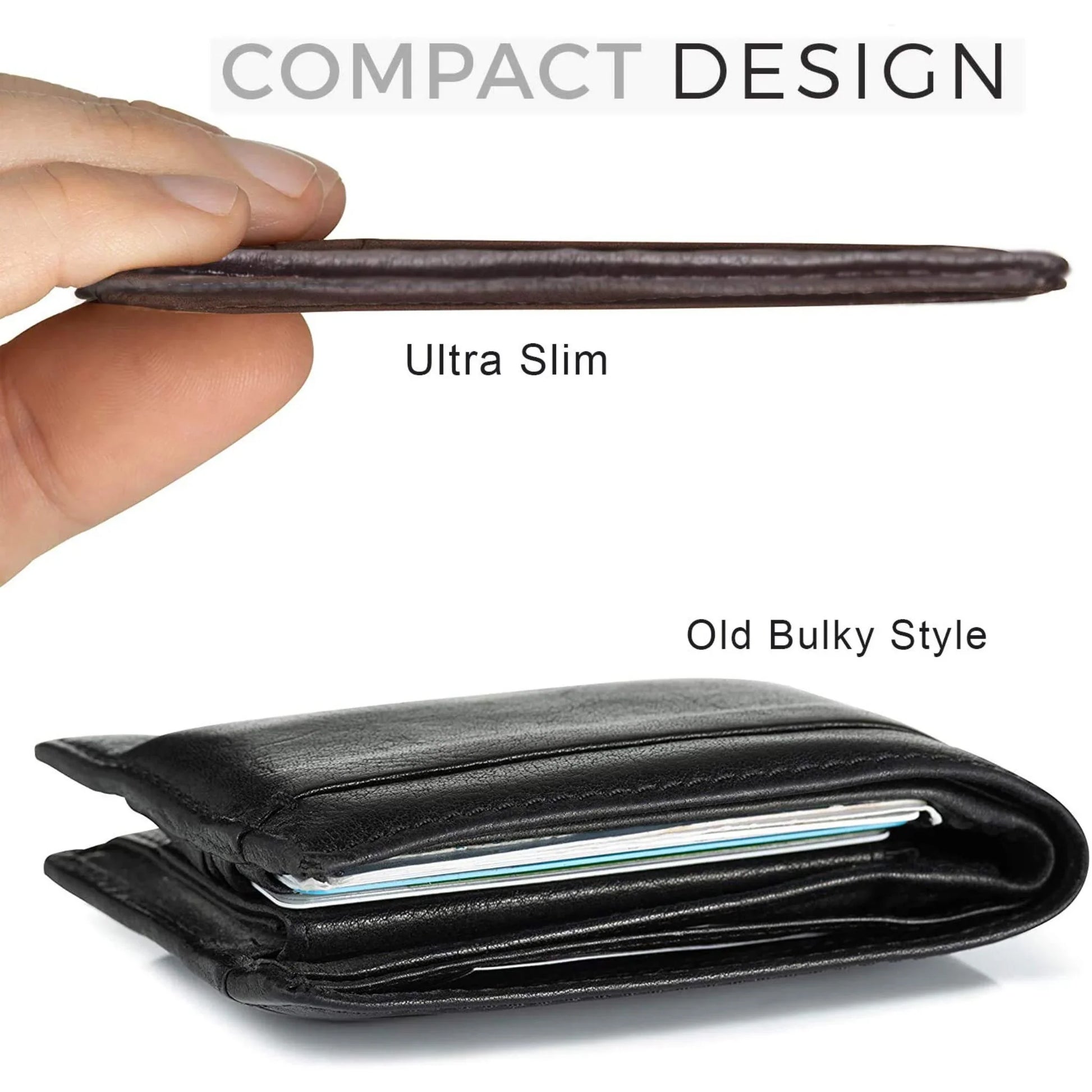 DALLAS RFID Protected Leather Card Holder for Men - WILDHORN