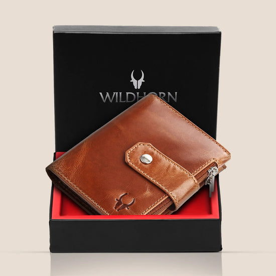 DANIEL RFID Protected Leather Wallet for Men - WILDHORN