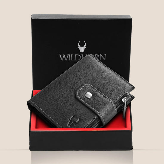 DANIEL RFID Protected Leather Wallet for Men - WILDHORN