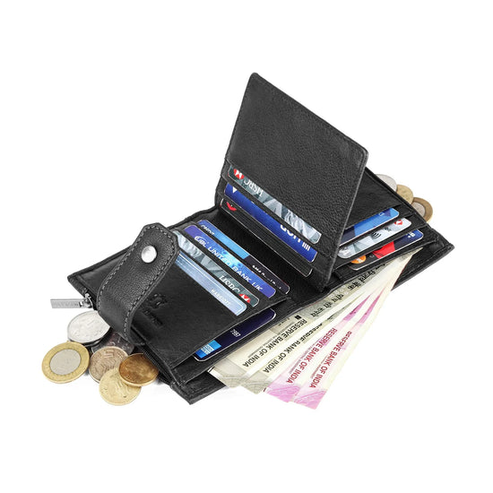 DANIEL RFID Protected Leather Wallet for Men - WILDHORN