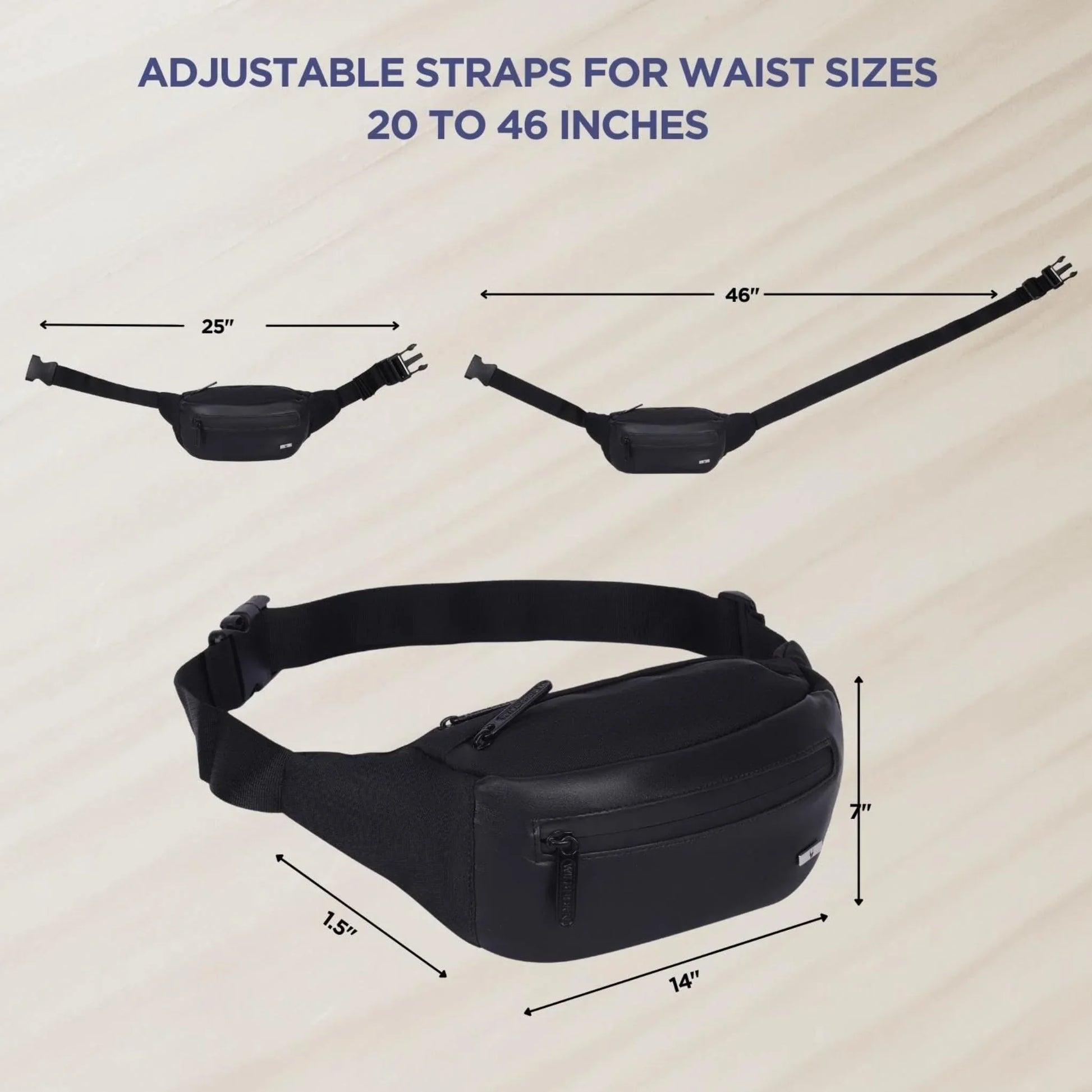 DAWSON Waist Bag for Men Women - WILDHORN