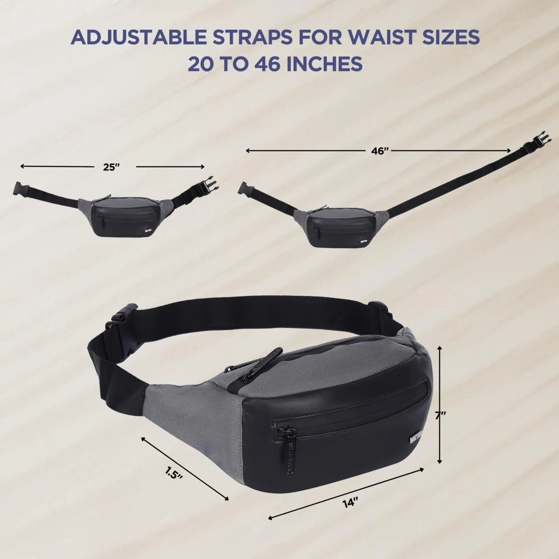 DAWSON Waist Bag for Men Women - WILDHORN