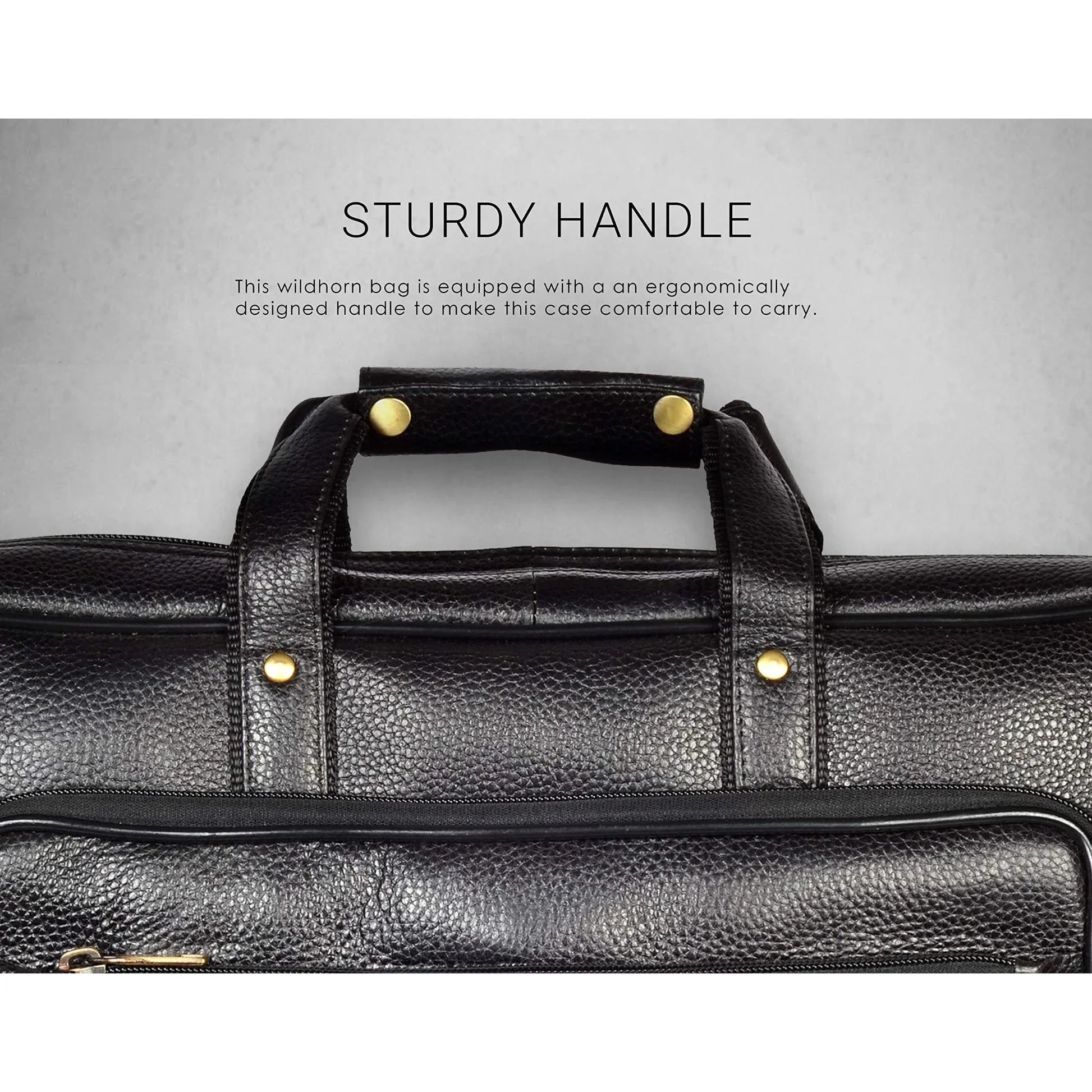 DECLAN Leather Laptop Messenger Bag for Men - WILDHORN