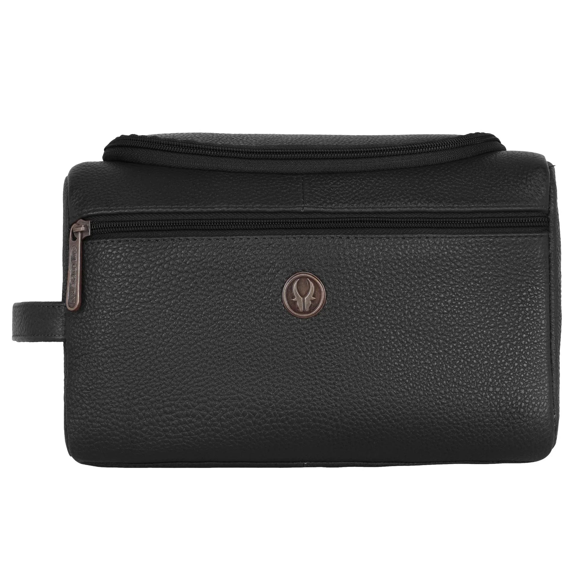 DELTA Leather Toiletry Bag For Men & Women - WILDHORN