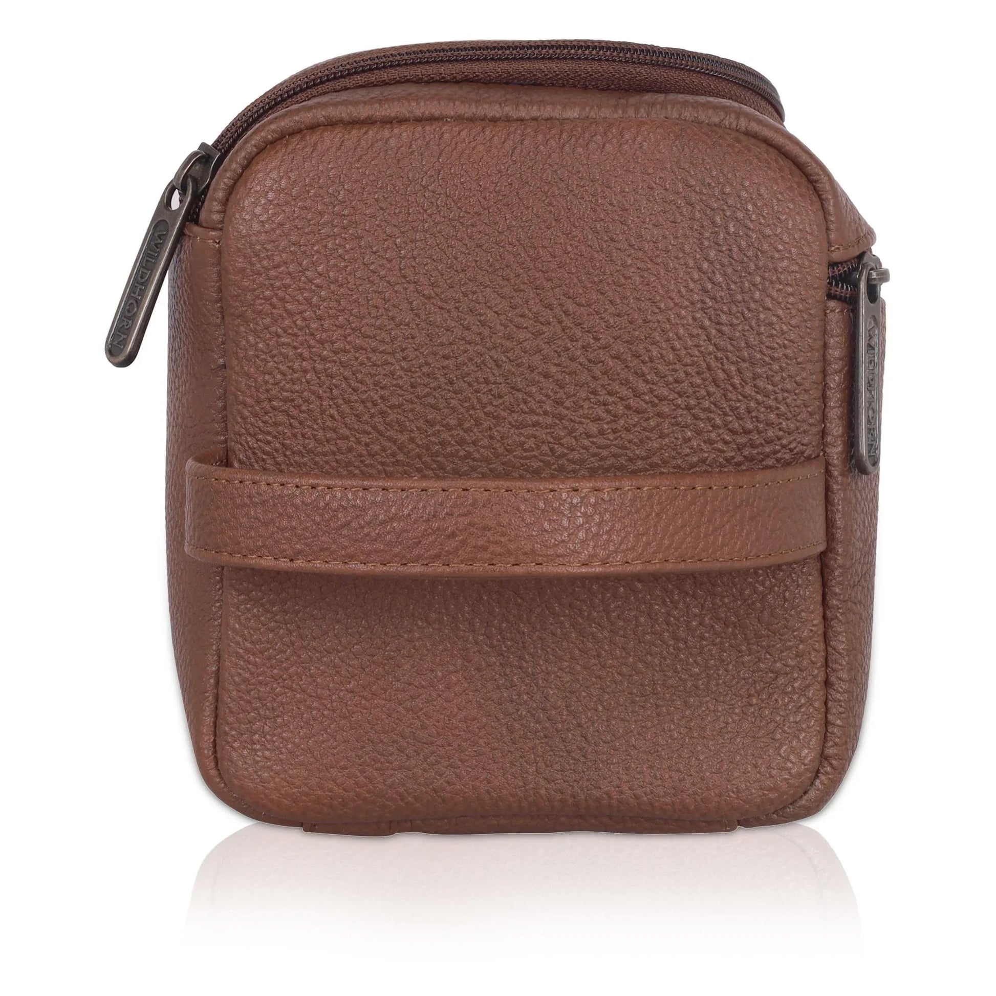 DELTA Leather Toiletry Bag For Men & Women - WILDHORN