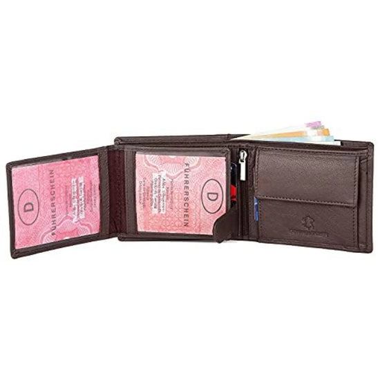 DENVER Personalized Leather Wallet for Men - WILDHORN