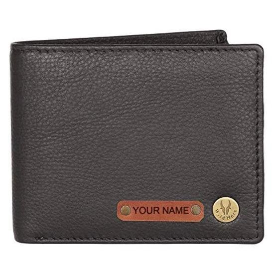 DENVER Personalized Leather Wallet for Men - WILDHORN