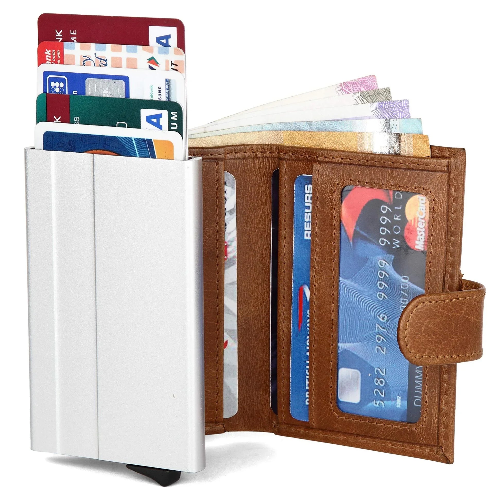 DENVER Personalized Leather Wallet for Men - WILDHORN