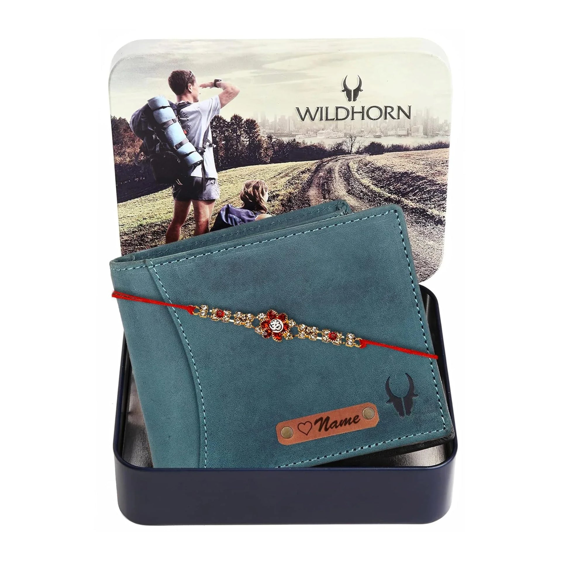 DENVER Personalized Leather Wallet for Men - WILDHORN