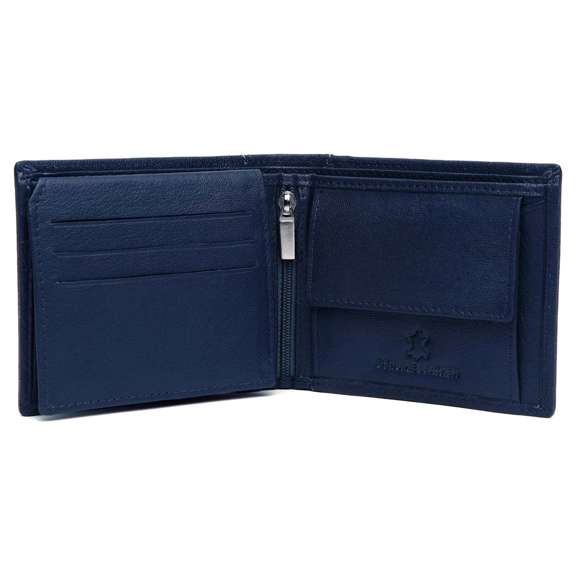 DENVER Personalized Leather Wallet for Men - WILDHORN