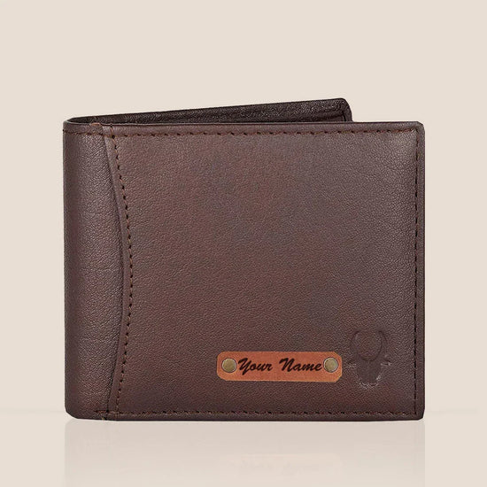 DENVER Personalized Leather Wallet for Men - WILDHORN