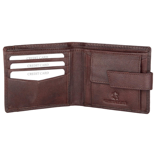 DENVER Personalized Leather Wallet for Men - WILDHORN