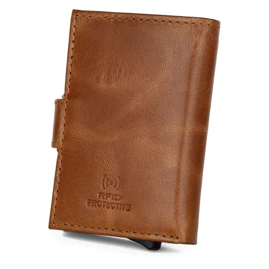 DENVER Personalized Leather Wallet for Men - WILDHORN