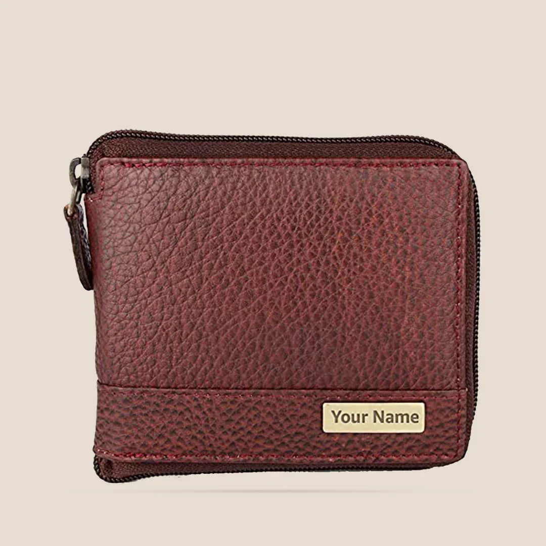 DENVER Personalized Leather Wallet for Men - WILDHORN
