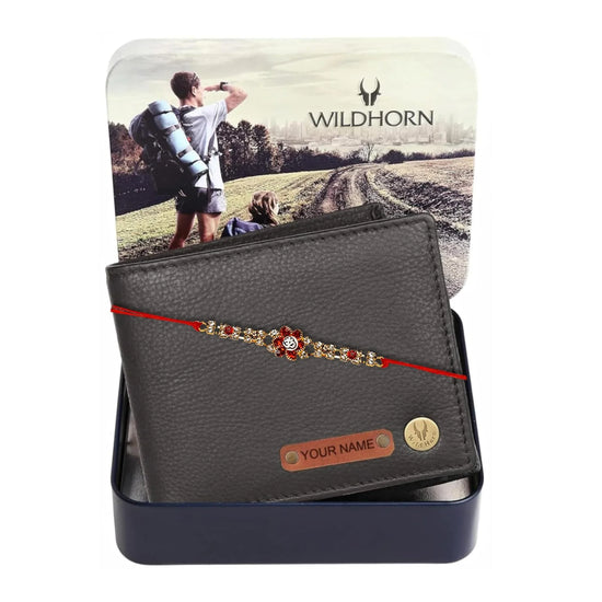 DENVER Personalized Leather Wallet for Men - WILDHORN