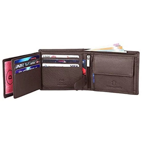 DENVER Personalized Leather Wallet for Men - WILDHORN