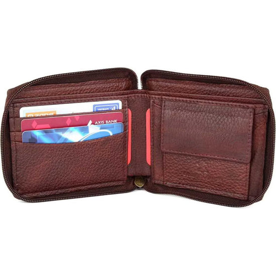 DENVER Personalized Leather Wallet for Men - WILDHORN