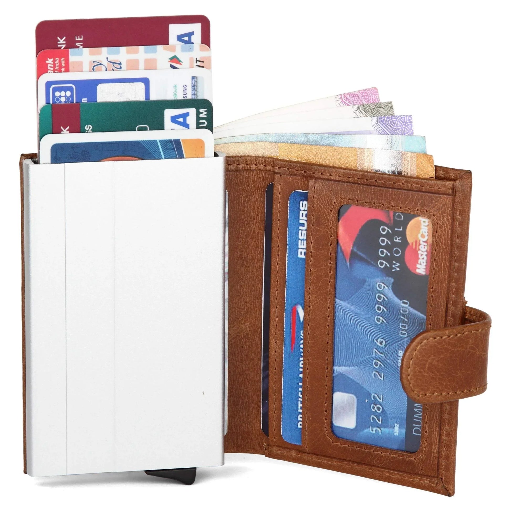 DENVER Personalized Leather Wallet for Men - WILDHORN