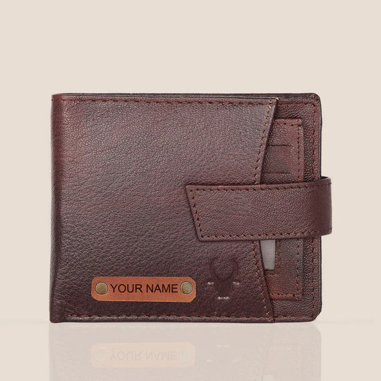 DENVER Personalized Leather Wallet for Men - WILDHORN