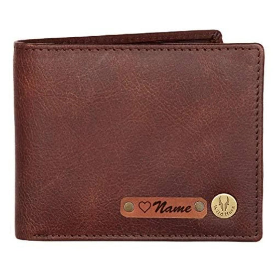 DENVER Personalized Leather Wallet for Men - WILDHORN