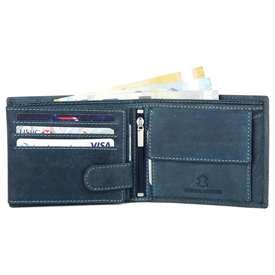 DENVER Personalized Leather Wallet for Men - WILDHORN