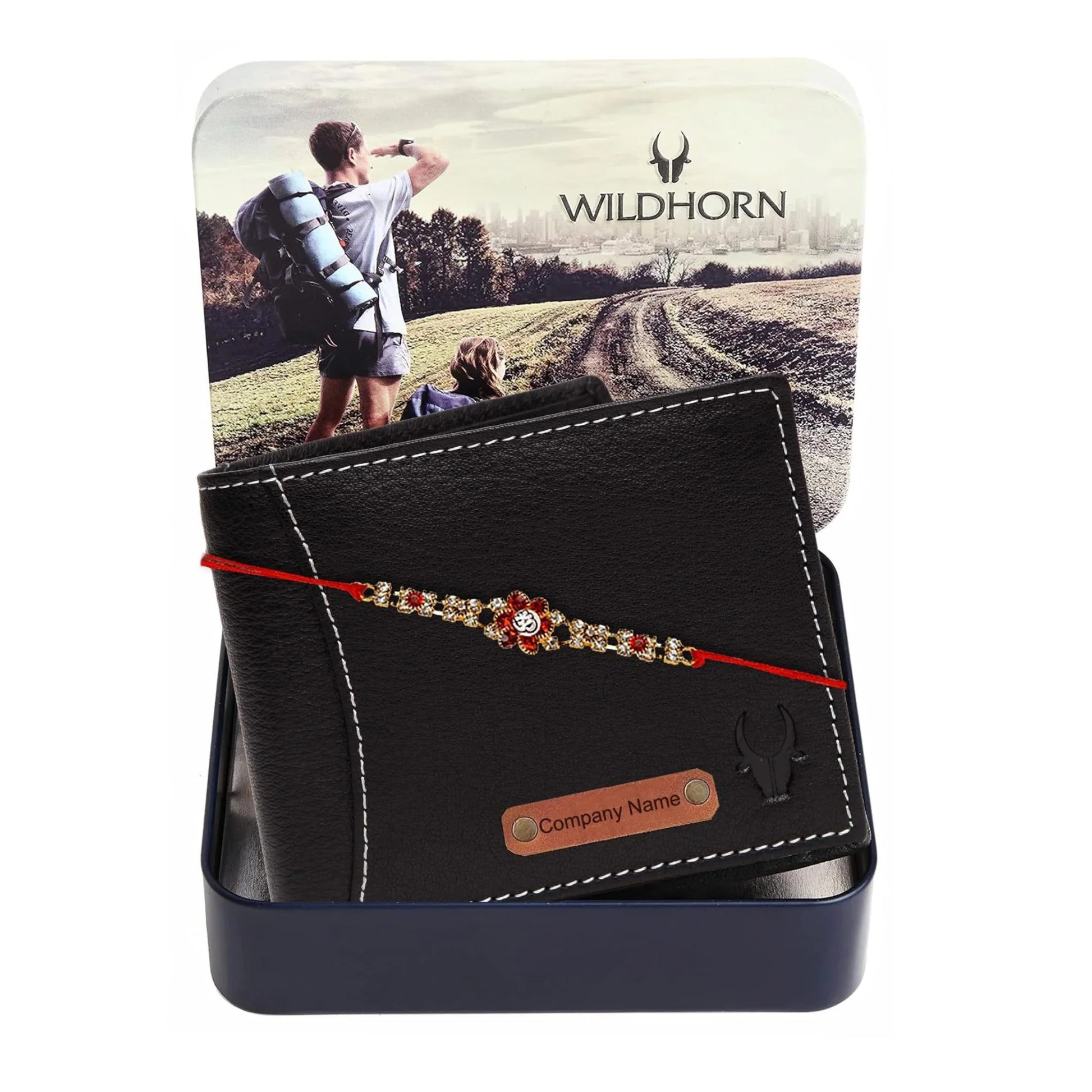 DENVER Personalized Leather Wallet for Men - WILDHORN