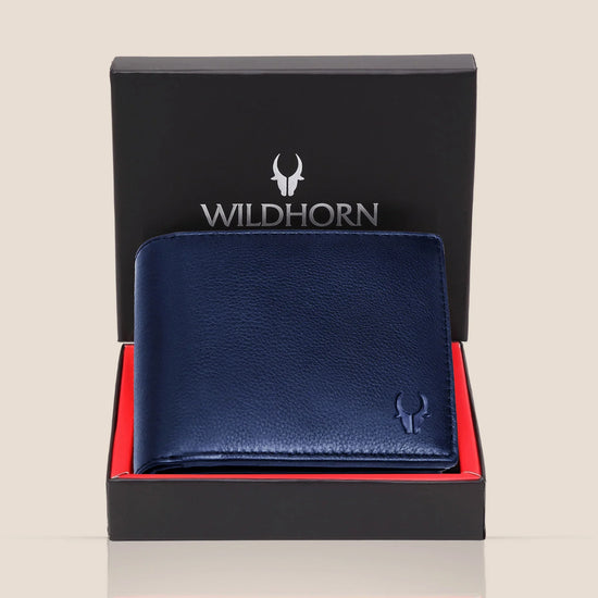 DEXTER RFID Protected Leather Wallet for Men - WILDHORN