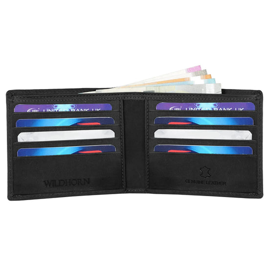 DEXTER RFID Protected Leather Wallet for Men - WILDHORN