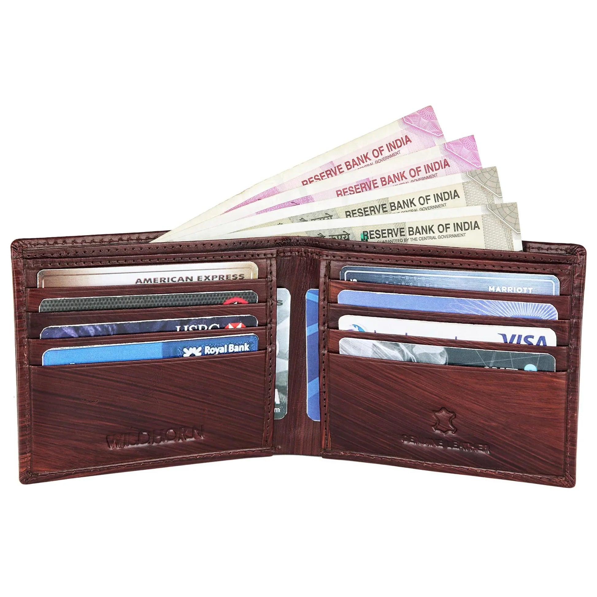 DEXTER RFID Protected Leather Wallet for Men - WILDHORN