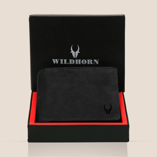 DEXTER RFID Protected Leather Wallet for Men - WILDHORN