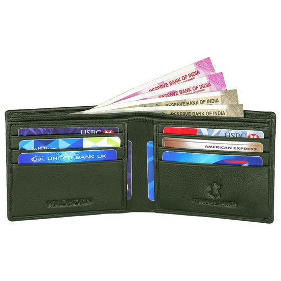 DEXTER RFID Protected Leather Wallet for Men - WILDHORN