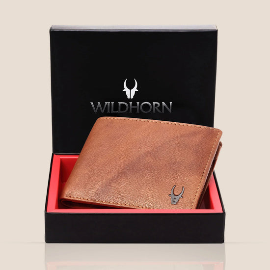 DEXTER RFID Protected Leather Wallet for Men - WILDHORN