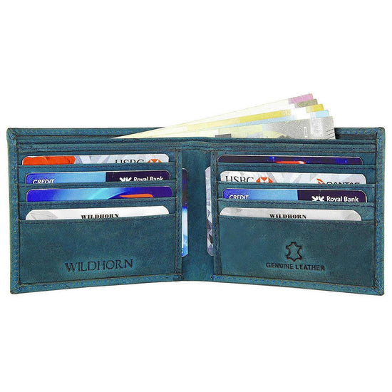 DEXTER RFID Protected Leather Wallet for Men - WILDHORN