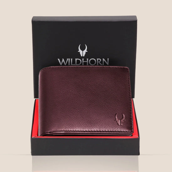 DEXTER RFID Protected Leather Wallet for Men - WILDHORN