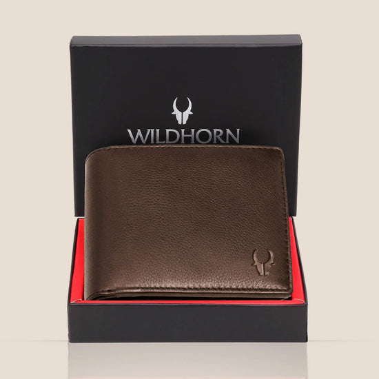 DEXTER RFID Protected Leather Wallet for Men - WILDHORN