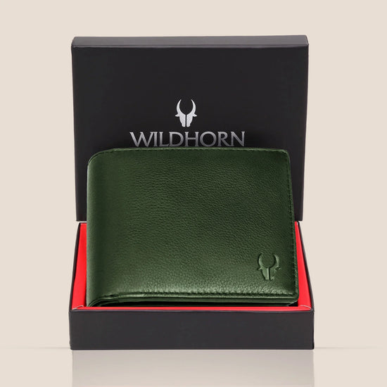 DEXTER RFID Protected Leather Wallet for Men - WILDHORN